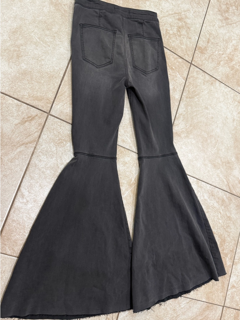 Free People Just Float On Flare Bell Bottom Jean Pant Smoke Stack - Picture 3 of 4